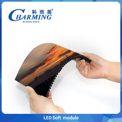 Op maat vooronderhoud Magnetische flexibele zachte led module paneel P1.86 P2 P2.5 HD Cylinder led scherm voor creatief display