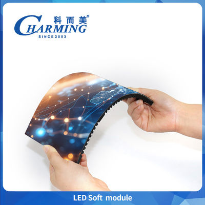 Op maat vooronderhoud Magnetische flexibele zachte led module paneel P1.86 P2 P2.5 HD Cylinder led scherm voor creatief display