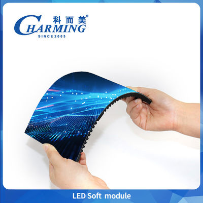 Indoor Led Soft Module RGB P3 P3.076 P4 High Contrast Naadloos Splicing Voor Spiral Screen