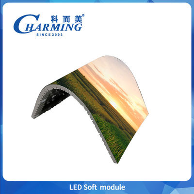 P3 P3.076 P4 Indoor Led Soft Module Low Power Low Heat Fixed Installation voor Wave Screen en Ribbon Screen