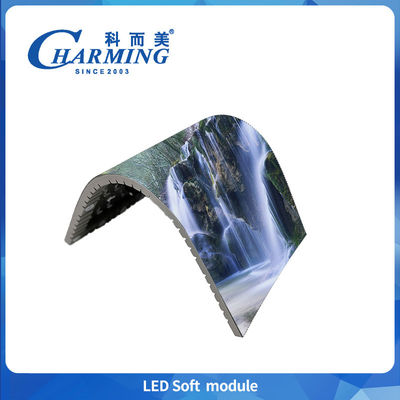 Full Color P1.86/P2/P2.5/P3.076 Indoor Led Soft Module 800hz Hoge helderheid voor cilindrisch scherm