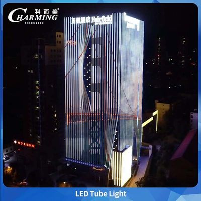 U30 Aluminiumlegering + PC RGBW Led Tube Light DMX voor Buitenbruggen