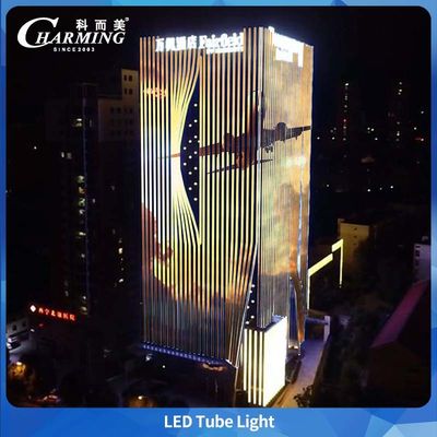 2025 Hot Sale Product Outdoor LED Tube LIGHT-U20 1000*20MM IP65 RDM Voor Buiten Gebouw Decoratie Buitenmuren
