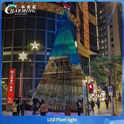 SMD3535 50C LED Pixel Lichten IP66 Waterdicht SPI Besturing Voor Buitenmuren Podium Park Verlichting