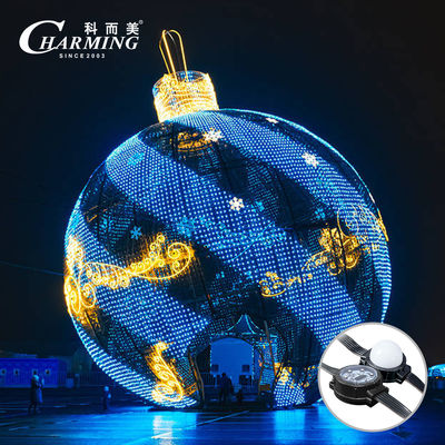 CM-40C Pixel Licht met Hoge Helderheid φ40x15.2mm RGB IP66 PC-behuizing Ideaal voor Reclameborden & Bruggen