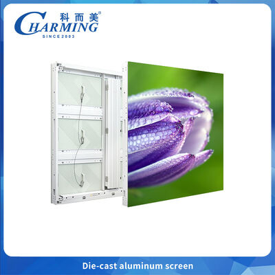 Buiten-all-aluminium LED-display Hoog gemak P6 Led Board voor reclame-hard-wired architectuur