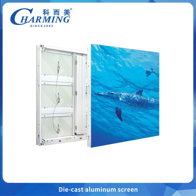 Nieuwste P10-buiten-LED-scherm met hoog contrast en 90° hoeksplicing, IP65