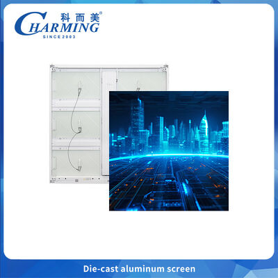 P6.66 LED-scherm van gegoten aluminium met hoge contrast, 90° boogsplicing, IP65 voor buitenmedia en evenementen