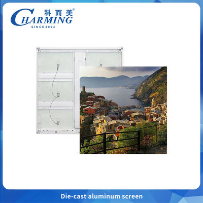 960x960MM Gegooid aluminium 4k reclame scherm Buiten waterdicht P6 led wand scherm