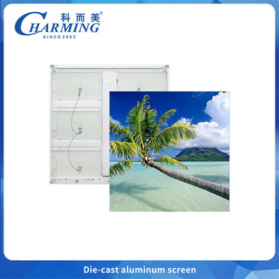 960x960MM Gegooid aluminium 4k reclame scherm Buiten waterdicht P6 led wand scherm
