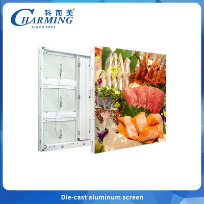 Ultradunne LED-display voor verhuur met harde verbinding, geen AC nodig, eenvoudige installatie
