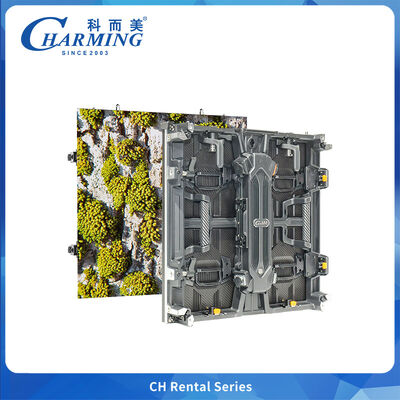 IP65 Buiten LED Scherm Kast 500x500mm 15m Hefhoogte Voormontage voor Verhuur Podium