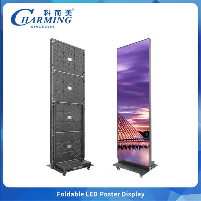 7680Hz Led Poster Scherm P2.5 Opvouwbaar Binnen Front Onderhoud met GOB