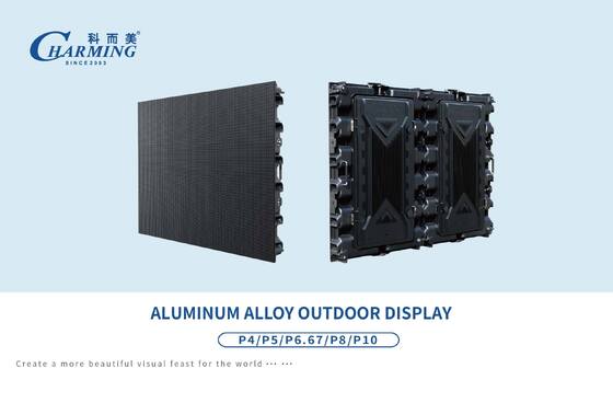 Outdoor LED Display P4 – Hoge helderheid & breed kleurengamma IP65 waterdichtheid Betrouwbare prestaties voor veeleisende omgevingen