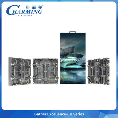 High-Refresh LED-display voor buiten – gegoten aluminium, IP65-gecertificeerd, 3500+ CD/m²