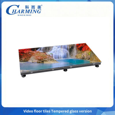 1500CD/m² Dansvloer LED Display P3.91 met Gehard Glas Versie Post-onderhoud