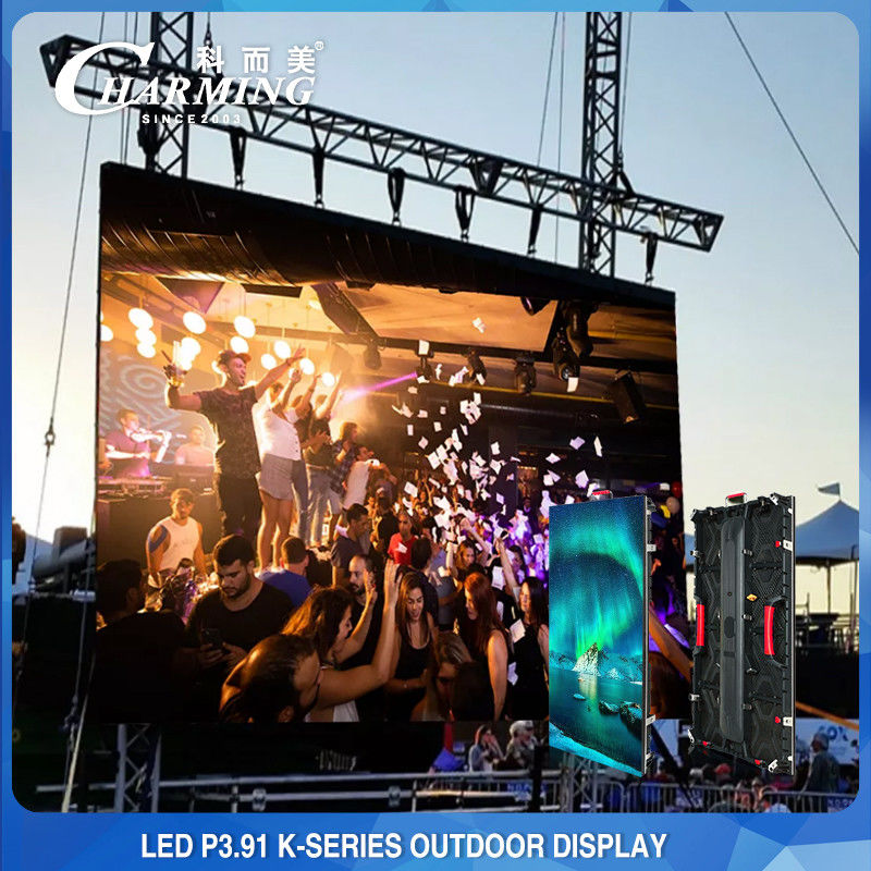 Buiten podium led muur P3.91 Huur Led Display 4K hoge helderheid