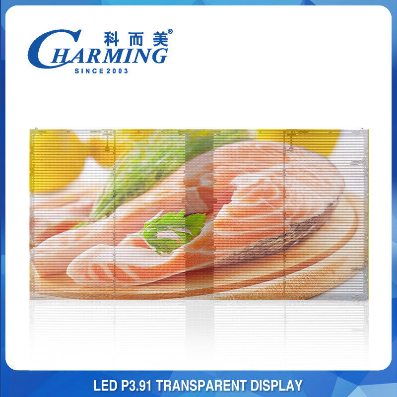 De volledige Kleur P3.91 ontruimt Transparante LEIDENE Videomuur Waterdichte SMD1921 LEIDENE Norm