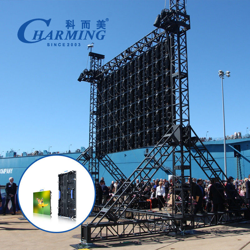 P3.91 Verhuur LED-paneel IP65 3840 Hoog verfrissingsniveau voor evenementen in de open lucht