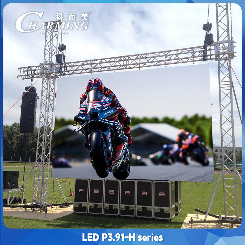 16 bit P3.91 Huur LED-scherm Voorziening voor evenementen Achtergrond Buiten