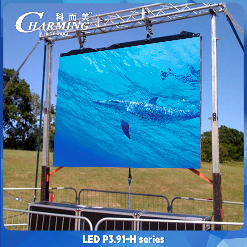 8K Verhuur P3.91 IP65 Front Service LED Video Wall Screen Met 4500CD/M2 Helderheid