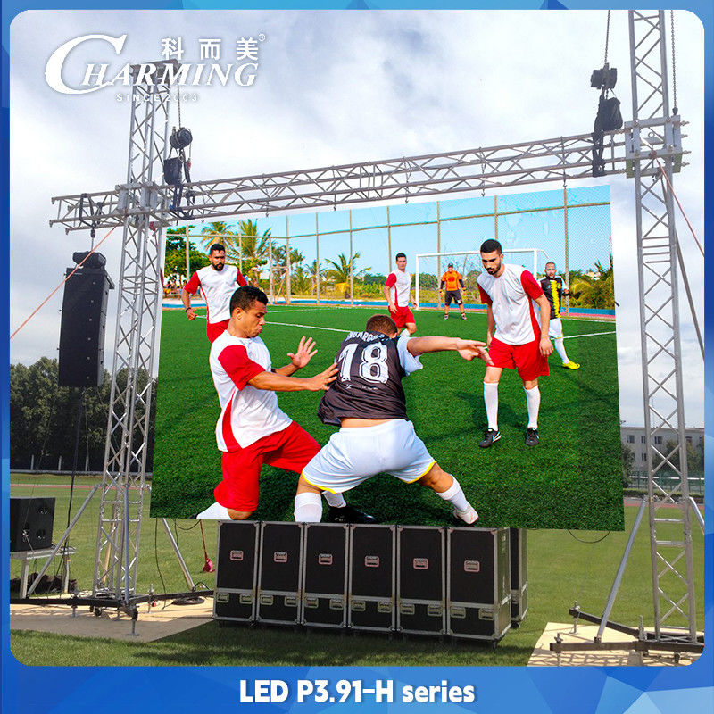 P3.91 Buitenverhuur LED-videowanddisplay Aluminiumlegering H-serie IP65