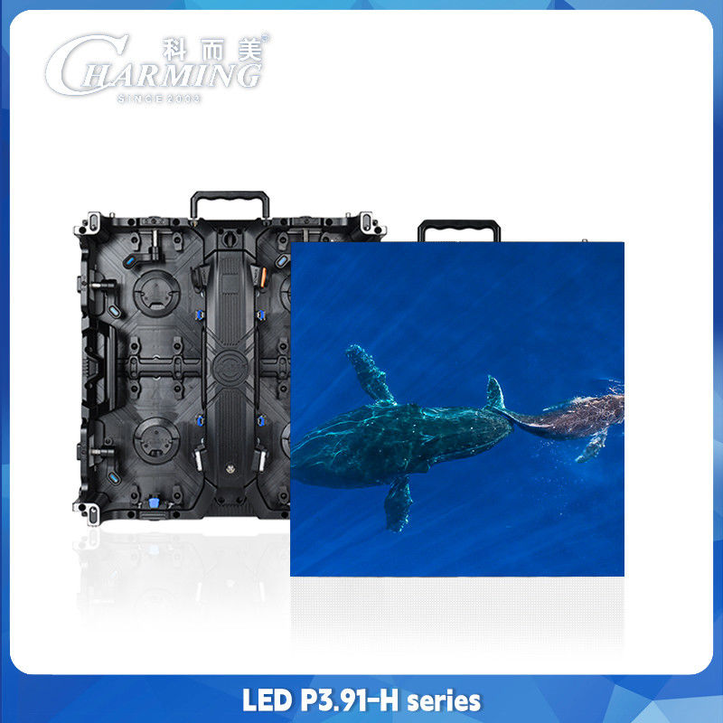 Buitenverhuur LED-scherm Aluminiumlegering P3.91 Full Color LED Video Wall