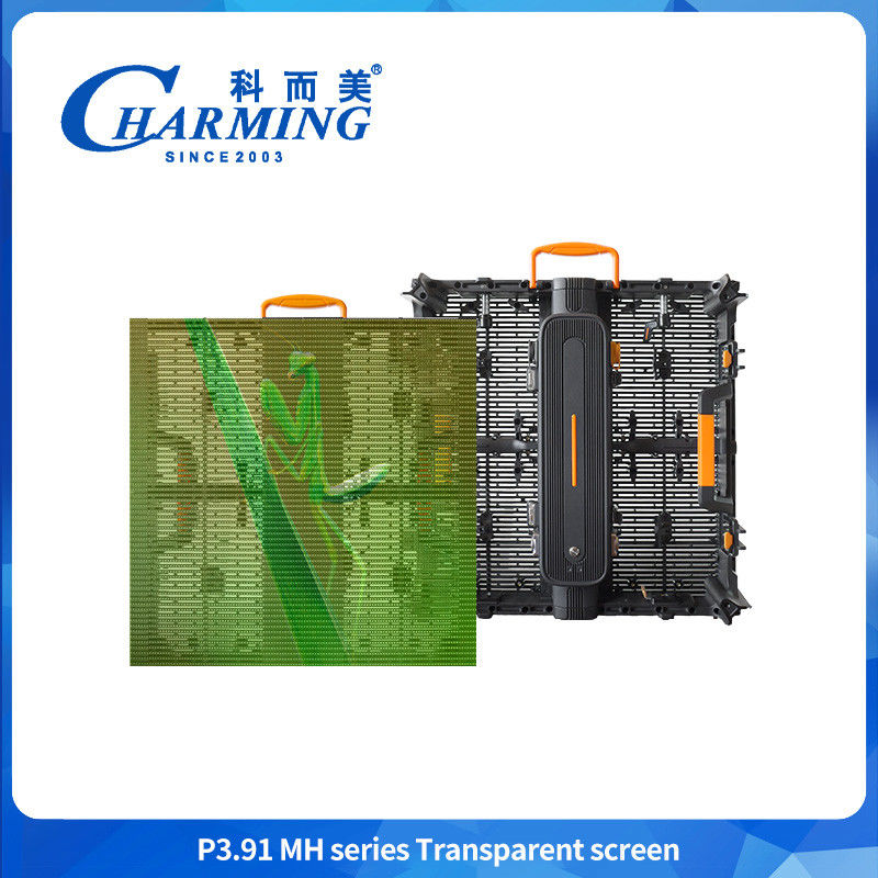 Winkelcentrum 3.91mm Hd Transparent Screen Waterdicht LED Video Wall Voor Reclame