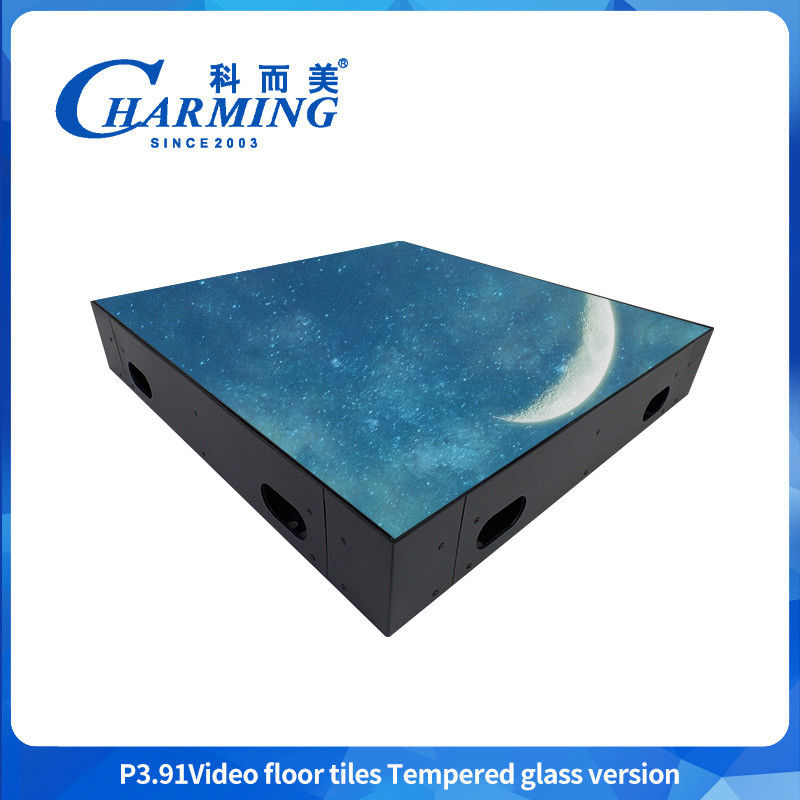 P3.91 Led Screen IP65 Waterdicht En Vlekbestendig Buitenvloer Mode Led Dansvloer Led Screen Glas Led Dansvloer Dj Wedding Led Floor