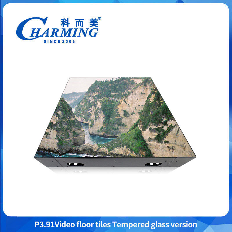 TOP Hotsale Dj Disco Panel Tile Toughened Glass Light Up 3d Led Dance Floor Video Light Waterdicht