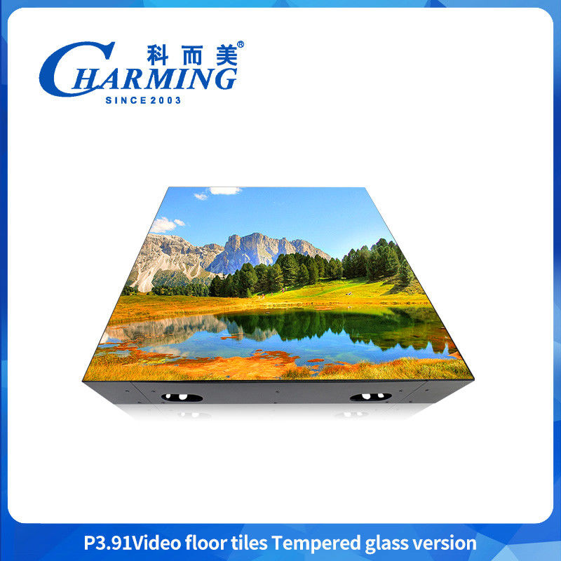 500X500MM P3.91 China Led Display Led Panel voor reclame GOB Magnetische led dansvloer voor feest en bar