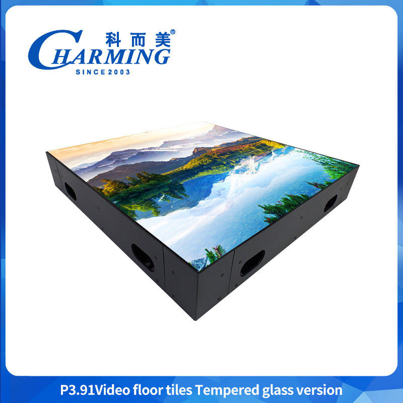 500x500MM GOB P3.91 Led Indoor Dance Floor IP65 Waterdicht Led Display HD Sexy Video For Event