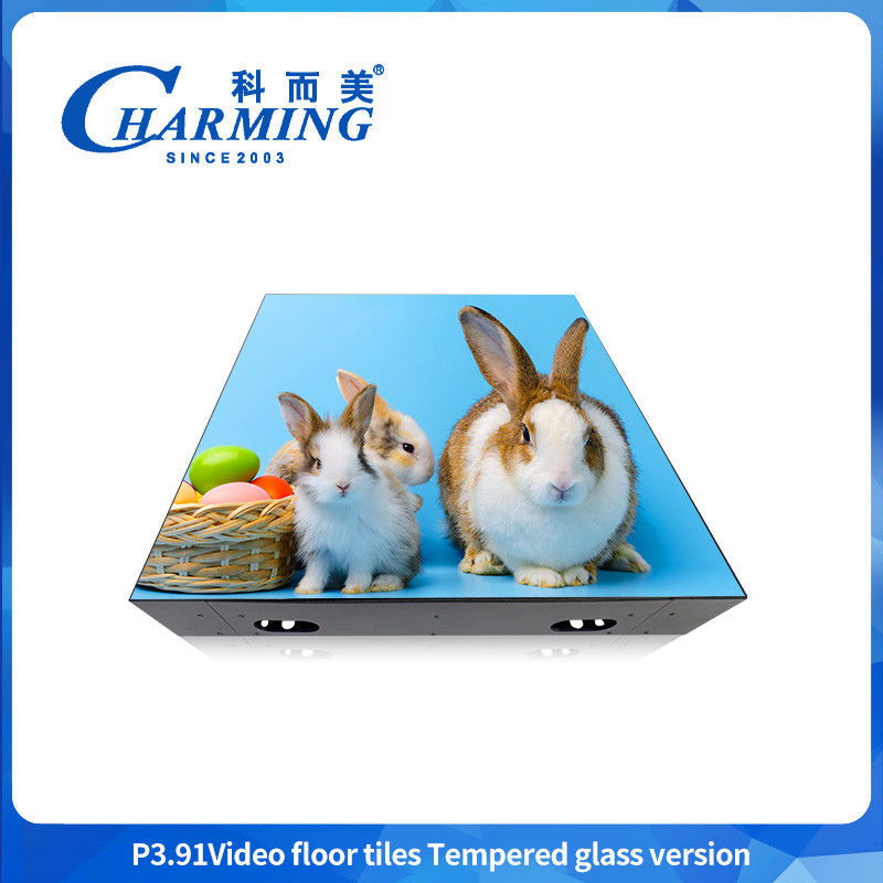 2025 Groothandel P3.91 Led 3d Dansvloer Transparent Glasvloer Dans Led Display