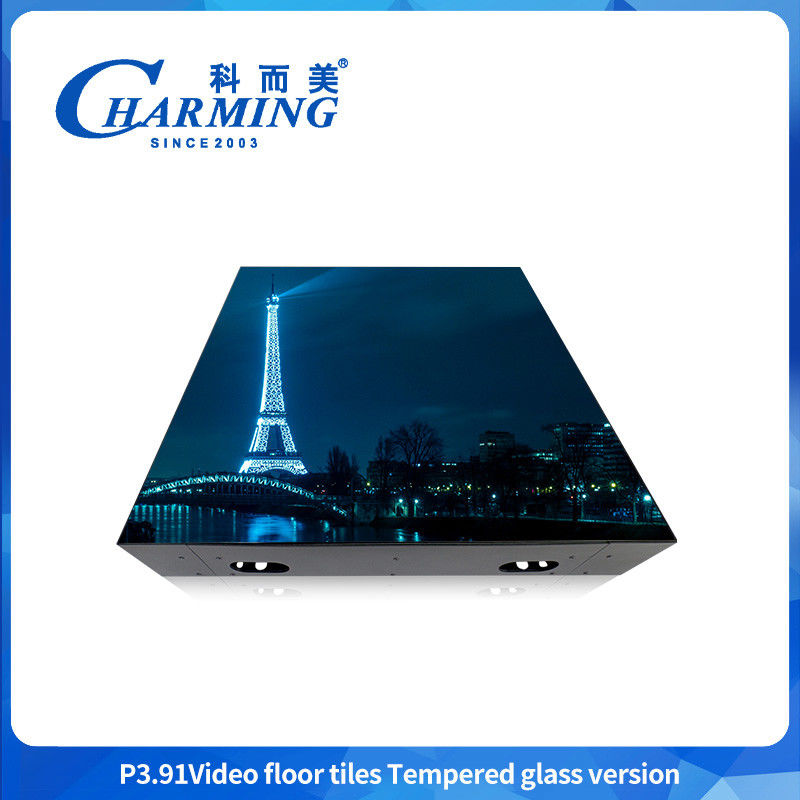 P3.91 Tempered Glass Model Ultra-Clear Display Video Dancing Floor Tiles voor binnen- en buitenverhuur