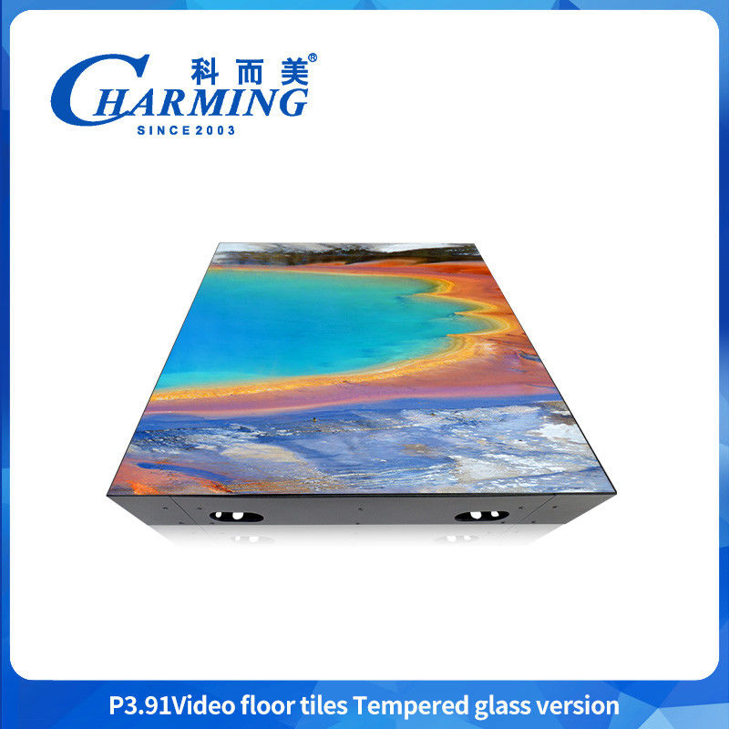 Hoogwaardig P3.91 pixels Floor Tile Screen High-Load-Bearing Waterdicht En Vochtdicht Display Panel Party Rental LED Video Dansvloer