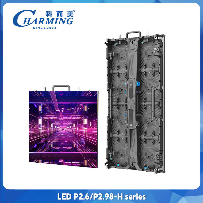 Verhuur LED-scherm Indoor Outdoor Full Color Led muur P2.6 Led Video muur 500x500mm Giet aluminium scherm