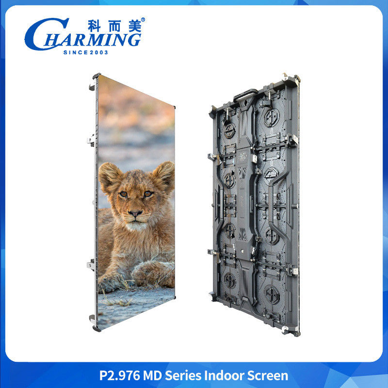 Verhuur van LED-muur advertentie binnen LED-display P3.91 P2.98 flexibel interieur advertentie gebogen podium led scherm