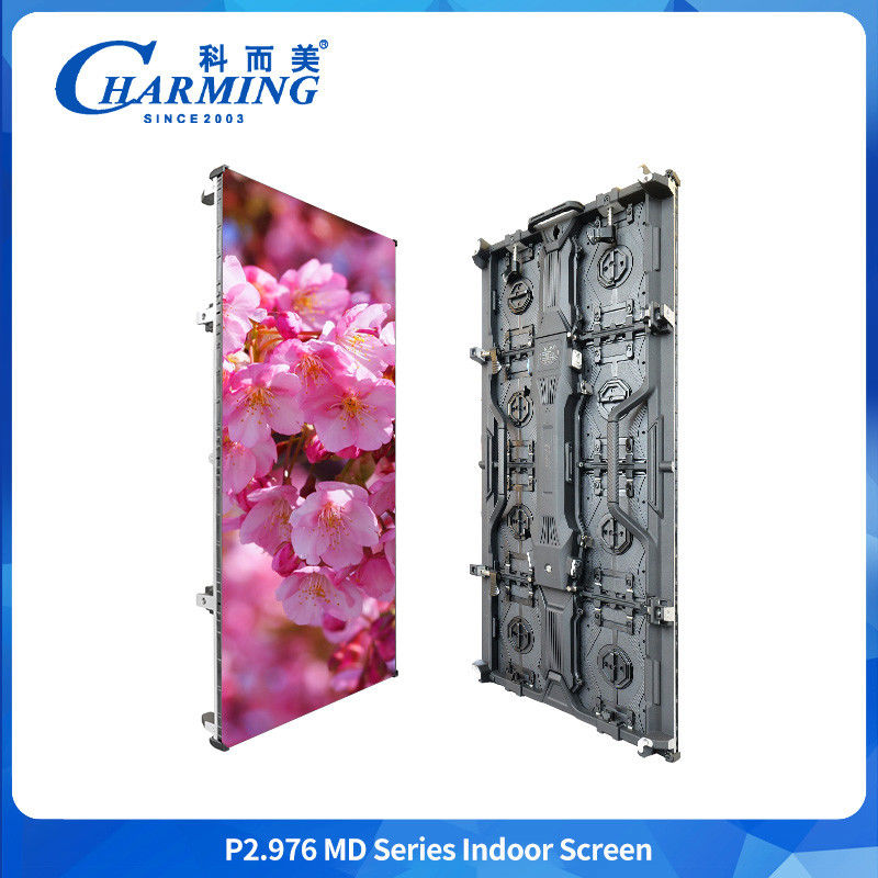 Charmingngled Front Service P2.98 Indoor Led Wall Display Flexibel scherm voor reclame Verhuur