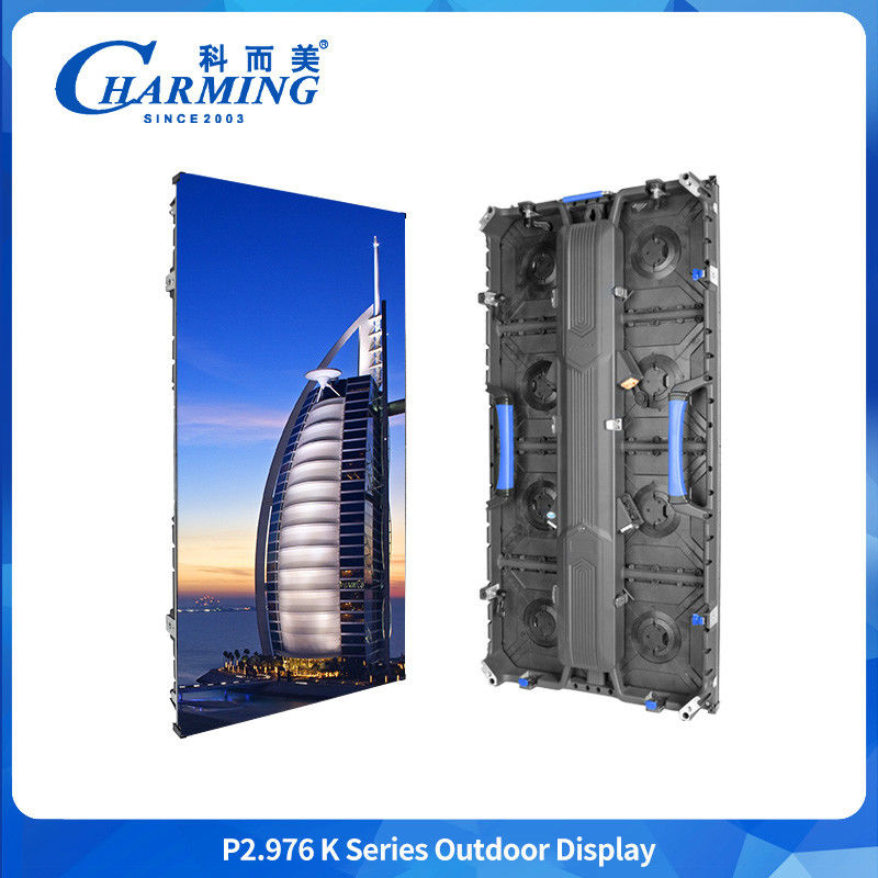 Hoog verfrissend P2.6 Indoor Rental Led Screen 7680hz LedWall Display 500*500mm Fast Food Indoor Led