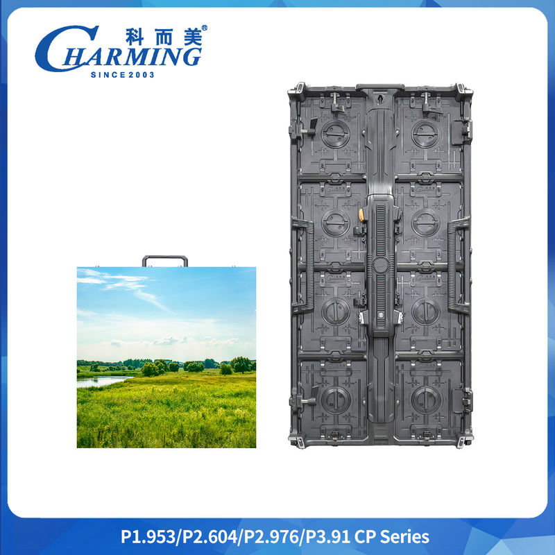 Aluminium legering doos P2.6/2.98/3.91 Gekrompen; Flexibel 7680Hz CP-serie LED video muur naadloze hechting