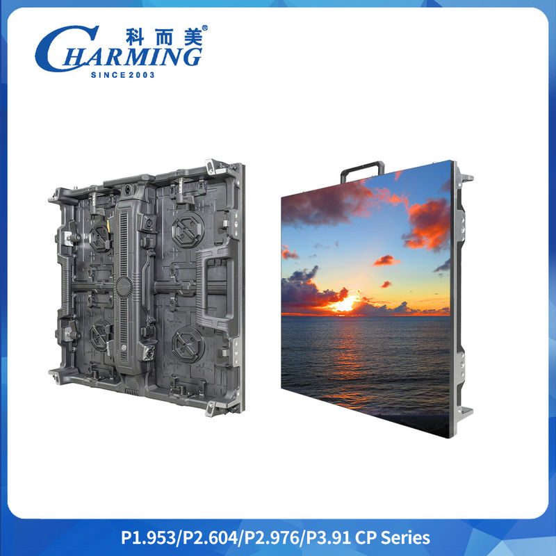 P2.6-P3.91 Buiten- en binnen LED-scherm 500*500mm/500*1000mm 7KG/14KG 400W Gemakkelijk te installeren LED-prestatieverhuurdisplay