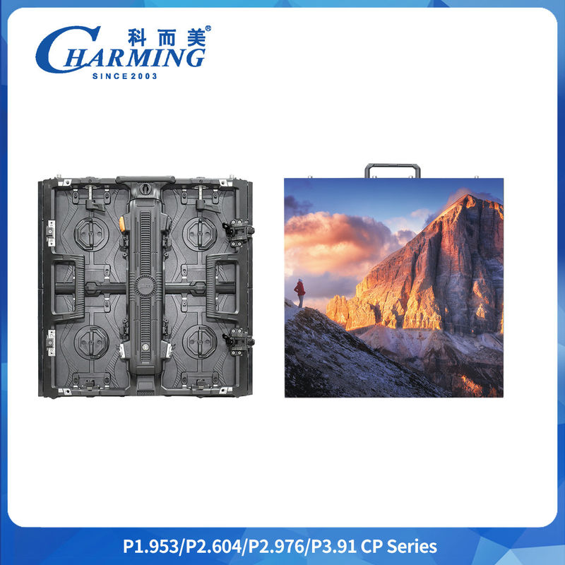 P2.6/2.976/3.91 Aluminium legering doos verstelbare boog Grootte 500*500mm/500*1000mm 7680Hz HD Verhuur Buiten Led Didplay
