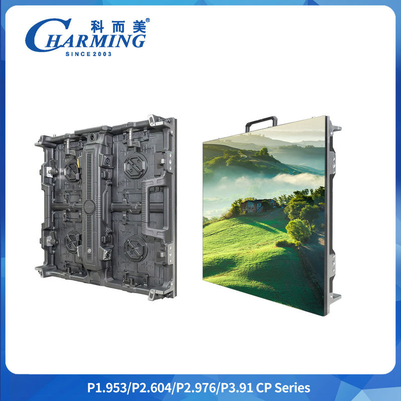 Naadloos splitsen P1.9 P2.64 P2.98 Flexibel binnenshuis gebogen led schermpaneel P3.91 Met verstelbare boog slot en schaal