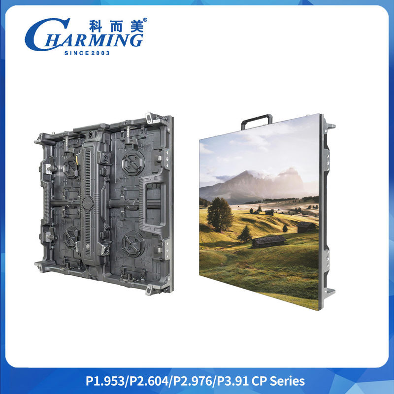 Werkspanning van het scherm AC 220V/(110V) ±15% P2.6/2.98/3.91 CP-serie Outdoor LED Video Wall Met Truss Connection Keyhole