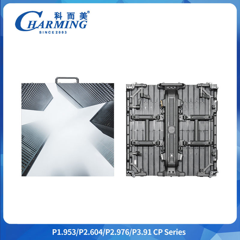 Scantype SMD1515 10%~65%RH P2.6/2.98/3.91 CP-serie Indoor LED Video Wall Met één klik Rotatie Demontage Veiligheidsboei