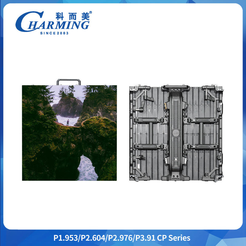Afmeting 500x500/500x1000mm P2.6/2.98/3.91 CP-serie Indoor LED Video Wall met boogregulator Maximale hoek 22,5°