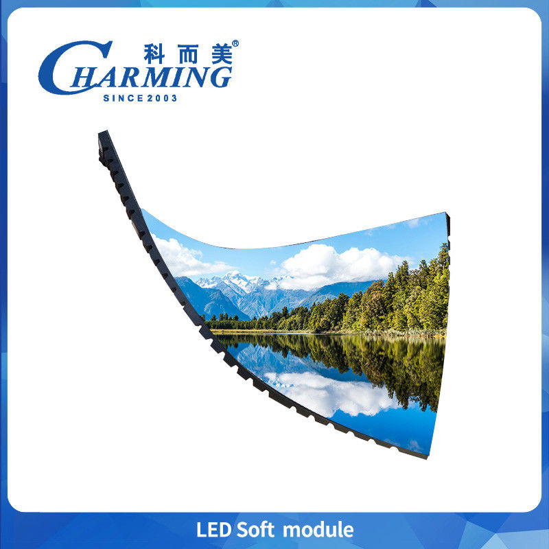 3840-7680Hz Hoge verversingsfrequentie Sterke magnetische adsorptie Installatie P2 P2.5 P3 P4 Flexible Soft Led Module Pantalla Led For Event