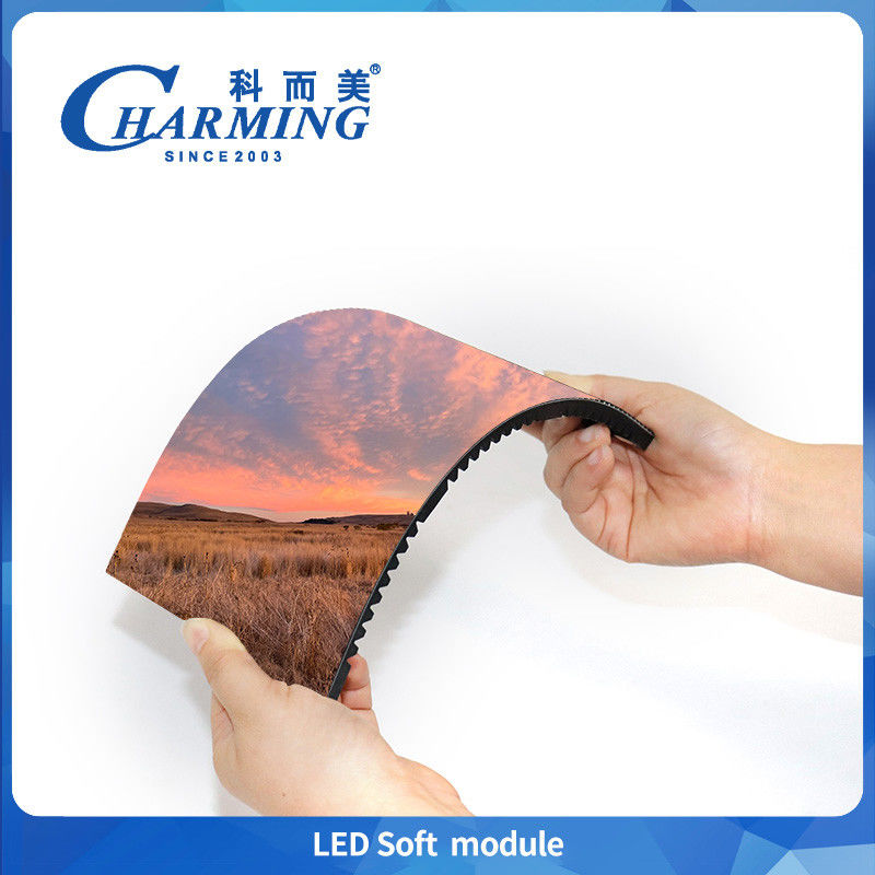 Flexibel LED-scherm zacht LED-module gebogen LED-advertentie-scherm voor binnen P1.86 P2 P2.5 P3