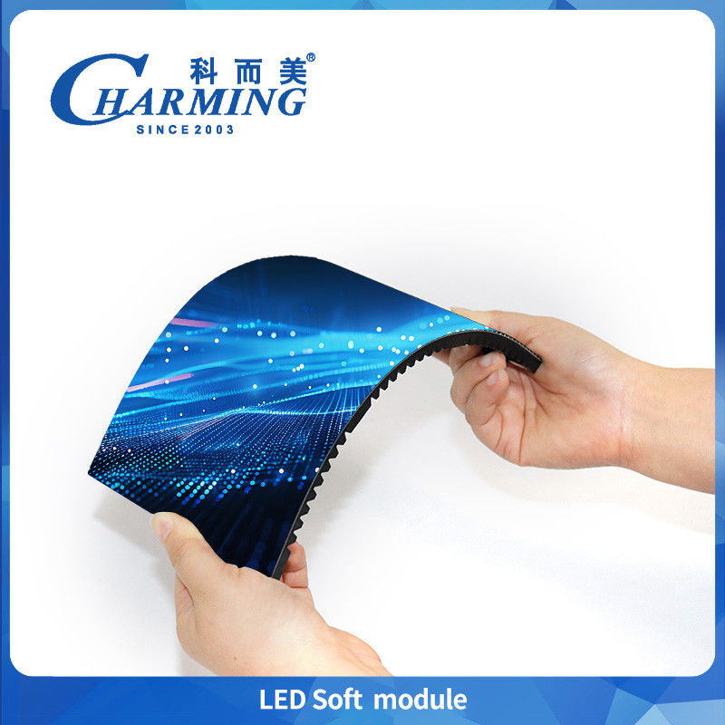 Indoor Led Soft Module RGB P3 P3.076 P4 High Contrast Naadloos Splicing Voor Spiral Screen