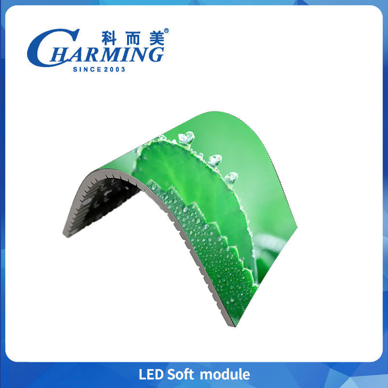Indoor Smd Full Color Led Screen P2 P2.5 P3 P4 Flexibel Led Panel Rgb Gekrompen Flexibel Led Board Soft Led Module Voor Advertenties